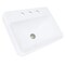 Nantucket Sinks 23 Inch 3-hole Rectangular Drop-In Ceramic Vanity Sink DI-2317-R8 - alternate 5